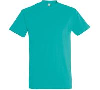 SOLS Mens Imperial Heavyweight Short Sleeve T-Shirt (Caribbean Blue) - Multicolour Cotton - Size Large