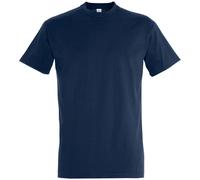 SOLS Mens Imperial Heavyweight Short Sleeve T-Shirt (French Navy) - Multicolour Cotton - Size X-Small