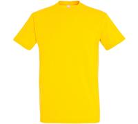 SOLS Mens Imperial Heavyweight Short Sleeve T-Shirt (Gold) Cotton - Size Medium
