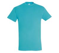 SOL'S Men's Imperial Heavyweight Short Sleeve T-Shirt in Bright Blue | Size: Medium SOL'S Bright Blue M