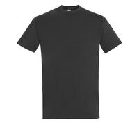 SOL'S Men's Imperial Heavyweight Short Sleeve T-Shirt in Dark Grey | Size: Medium SOL'S Dark Grey M