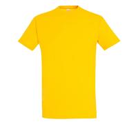 SOL'S Men's Imperial Heavyweight Short Sleeve T-Shirt in Gold | Size: Small SOL'S Gold S
