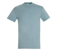 SOLS Mens Imperial Heavyweight Short Sleeve T-Shirt (Ice Blue) - Multicolour Cotton - Size Large