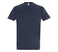 SOLS Mens Imperial Heavyweight Short Sleeve T-Shirt (Navy) Cotton - Size X-Large