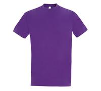 (2XL, Light Purple) SOLS Mens Imperial Heavyweight Short Sleeve T-Shirt