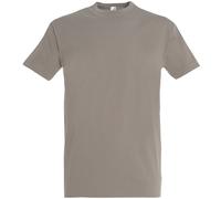 SOLS Mens Imperial Heavyweight Short Sleeve T-Shirt (Light Grey) Cotton - Size Large