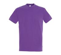SOLS Mens Imperial Heavyweight Short Sleeve T-Shirt (Light Purple) - Multicolour Cotton - Size X-Large