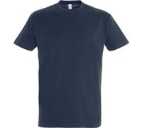 SOLS Mens Imperial Heavyweight Short Sleeve T-Shirt (Navy) Cotton - Size 2XL
