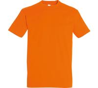 SOLS Mens Imperial Heavyweight Short Sleeve T-Shirt (Orange) Cotton - Size Medium