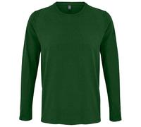 (M, Bottle Green) SOLS Mens Imperial Long Sleeve T-Shirt