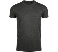 SOLS Mens Imperial Slim Fit Short Sleeve T-Shirt (Charcoal Marl) Cotton - Size 2XL
