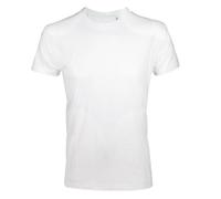 SOLS Mens Imperial Slim Fit Short Sleeve T-Shirt (White) Cotton - Size Large