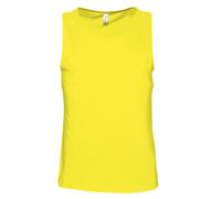 SOL'S Men's Justin Sleeveless Tank / Vest Top in Lemon | Size: 2XL SOL'S Lemon 2XL