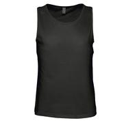 SOLS Mens Justin Sleeveless Tank / Vest Top (Deep Black) - Multicolour Cotton - Size Large