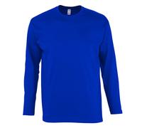 SOLS Mens Monarch Long Sleeve Plain Colour T-Shirt PC313