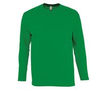 SOLS Mens Monarch Long Sleeve T-Shirt (Kelly Green) Cotton - Size 2XL
