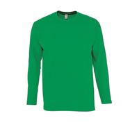 SOLS Mens Monarch Long Sleeve T-Shirt (Kelly Green) - Size 4XL