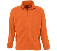 SOL'S Men's North Fleece Jacket in Orange | Size: Medium SOL'S Orange M