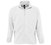 SOL'S Men's North Fleece Jacket in White | Size: 3XL SOL'S White 3XL