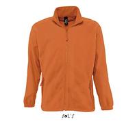 SOL'S Men's North Fleece Jacket, orange, M