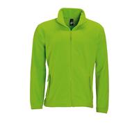 SOL'S Men's North Full Zip Outdoor Fleece Jacket in Lime | Size: 4XL SOL'S Lime 4XL