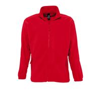 SOLS Mens North Full Zip Outdoor Fleece Jacket (Red) - Size 5XL