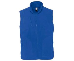 SOL'S Men's Norway Fleece Gilet in Blue | Size: 2XL SOL'S Blue 2XL