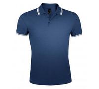SOLS Mens Pasadena Tipped Short Sleeve Pique Polo Shirt / N/A N/A PC2431
