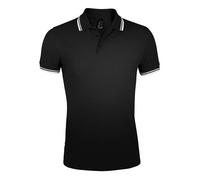 SOLS Mens Pasadena Tipped Short Sleeve Pique Polo Shirt / N/A N/A PC2431