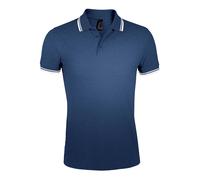 SOLS Mens Pasadena Tipped Short Sleeve Pique Polo Shirt / N/A N/A PC2431