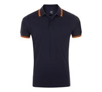 SOLS Mens Pasadena Tipped Short Sleeve Pique Polo Shirt PC2431