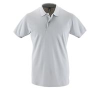 SOL'S Men's Perfect Pique Short Sleeve Polo Shirt in Mid Grey | Size: Large SOL'S Mid Grey L