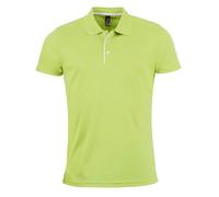 SOLS Mens Performer Short Sleeve Pique Polo Shirt (Apple Green) - Size Medium