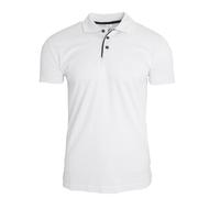 SOLS Mens Performer Short Sleeve Pique Polo Shirt (White) - Size Large