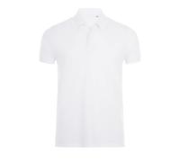 SOLS Mens Phoenix Short Sleeve Pique Polo Shirt (White) - Size Small