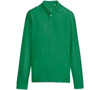 SOL'S Men's Pique Long-Sleeved Polo Shirt in Green | Size: Large SOL'S Green L