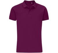 SOLS Mens Planet Piqué Organic Polo Shirt (Astral Purple) - Size 3XL