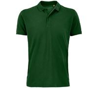 (3XL, Bottle Green) SOLS Mens Planet Pique Organic Polo Shirt