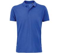 (S, Royal Blue) SOLS Mens Planet Pique Organic Polo Shirt