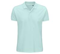 SOL'S Men's Planet Pique Polo Shirt in Aqua | Size: Medium SOL'S Aqua M