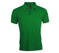 Prime Pique Plain Short Sleeve Polo Shirt SOL'S Green L