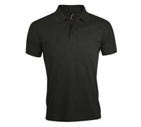 SOLS Mens Prime Pique Plain Short Sleeve Polo Shirt (Dark Grey) - Size X-Large