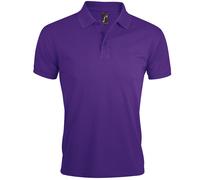 SOLS Mens Prime Pique Plain Short Sleeve Polo Shirt (Dark Purple) - Size 4XL