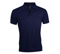 SOLS Mens Prime Pique Plain Short Sleeve Polo Shirt (French Navy) - Multicolour - Size Large