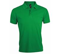 SOLS Mens Prime Pique Plain Short Sleeve Polo Shirt (Kelly Green) - Size 3XL
