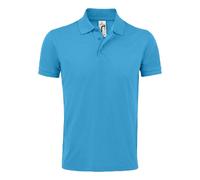 SOL'S Men's Prime Polo Shirt in Aqua | Size: Medium SOL'S Aqua M