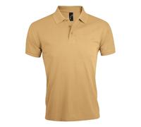 SOL'S Men's Prime Polo Shirt in Light Sand | Size: Large SOL'S Light Sand L