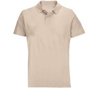 SOL'S Men's Pulse Pique Polo Shirt in Beige | Size: Medium SOL'S Beige M