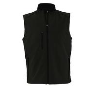 SOLS Mens Rallye Soft Shell Bodywarmer Jacket (Black) - Size X-Large