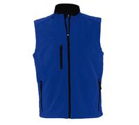 (2XL, Royal Blue) SOLS Mens Rallye Soft Shell Bodywarmer Jacket